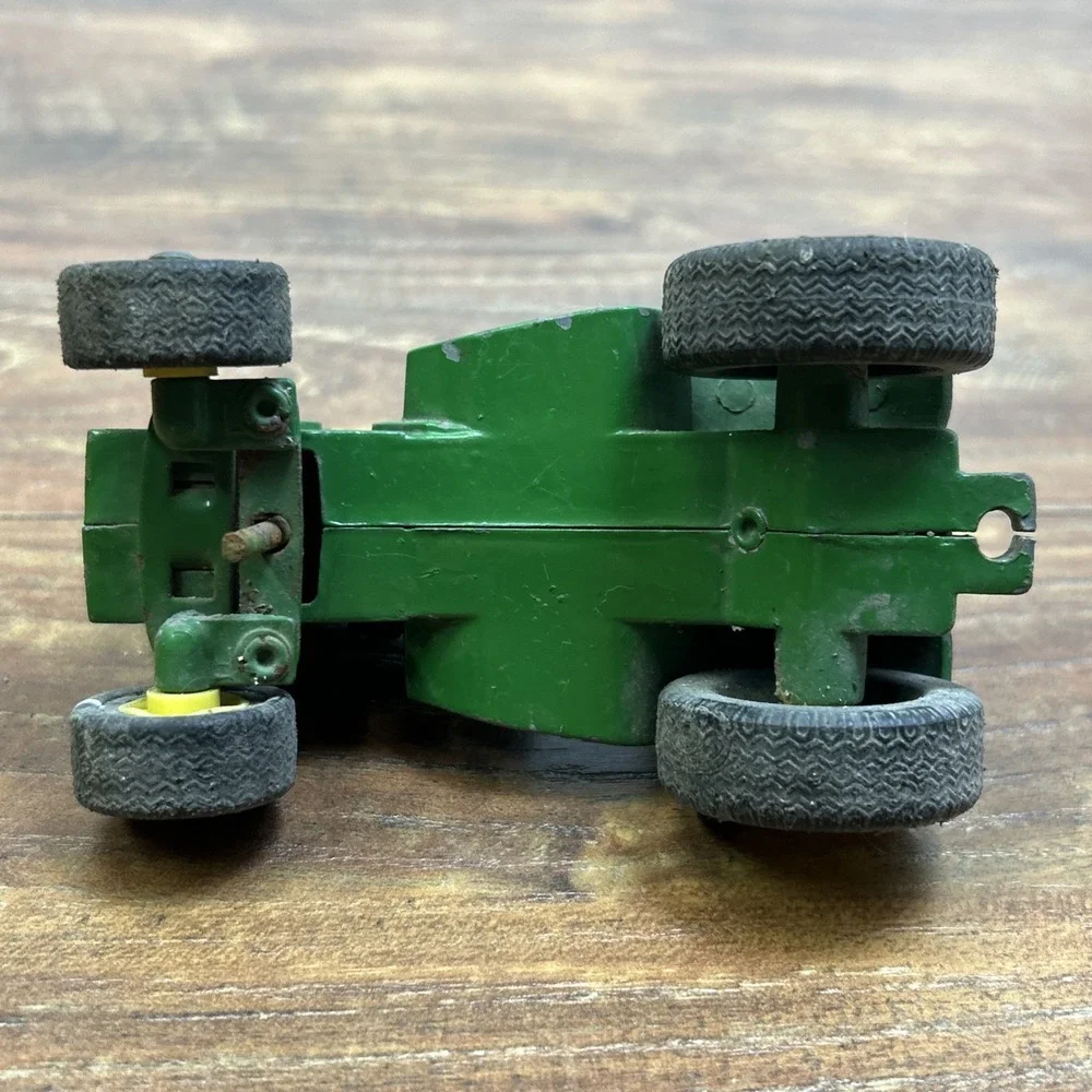 Vintage 1960's 70's Ertl John Deere 140 Lawn Garden Tractor W/ Dump Cart 1:16